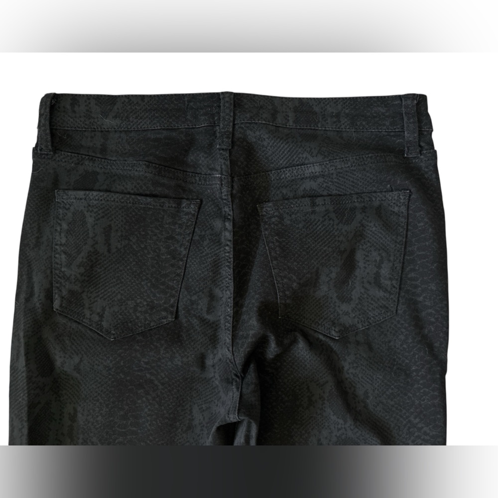 Joe’s Jeans The Charlie High Rise Skinny Ankle Black Python Print Jeans, Size 29 - Picture 5 of 9